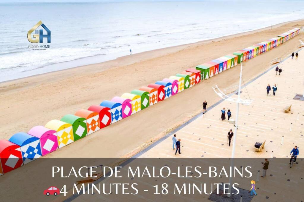 *L'Ecrin De Ronsard*Plage & Centre-Ville 됭케르크 외부 사진