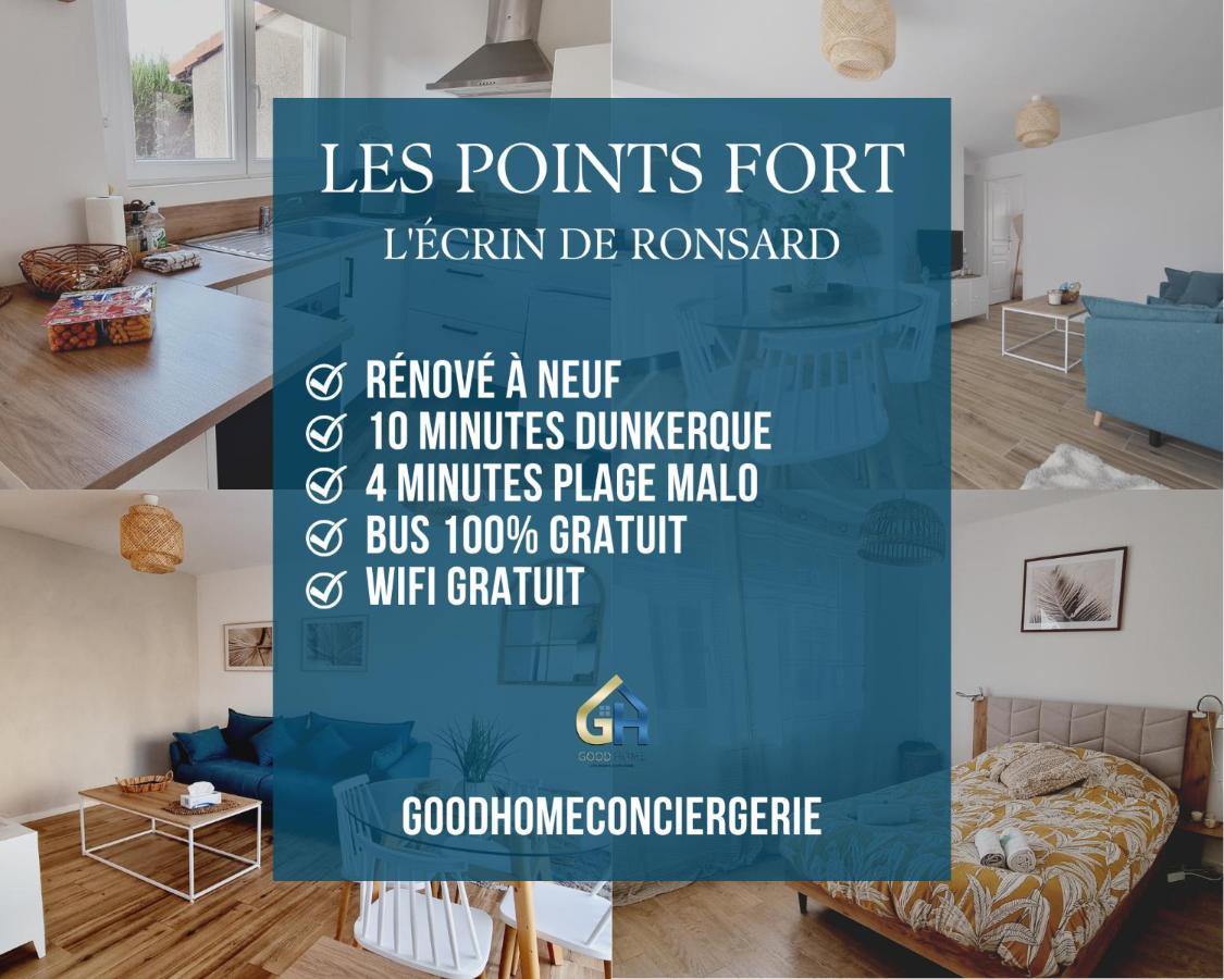 *L'Ecrin De Ronsard*Plage & Centre-Ville 됭케르크 외부 사진